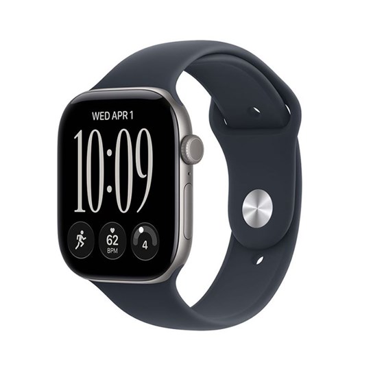 Apple Watch S12 Cellular 42mm Space Grey Aluminium Case with Navy Blue Sport Band - S/M