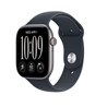 Apple Watch S12 Cellular 42mm Space Grey Aluminium Case with Navy Blue Sport Band - S/M