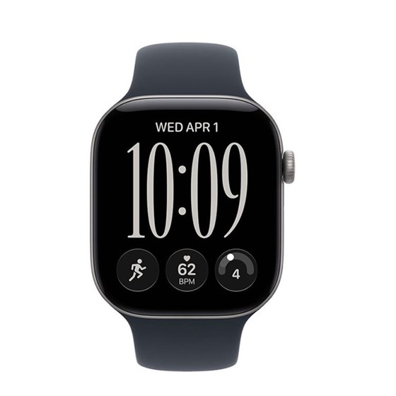 Apple Watch S12 Cellular 42mm Space Grey Aluminium Case with Navy Blue Sport Band - S/M
