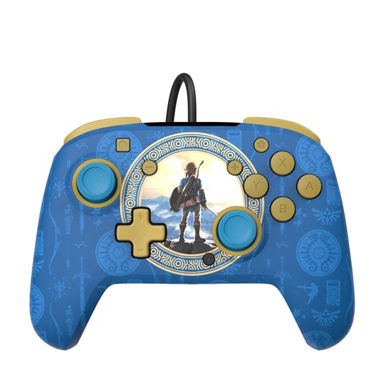 PDP SWITCH 2 & 1 REMATCH WIRED CONTROLLER - HYRULE BLUE