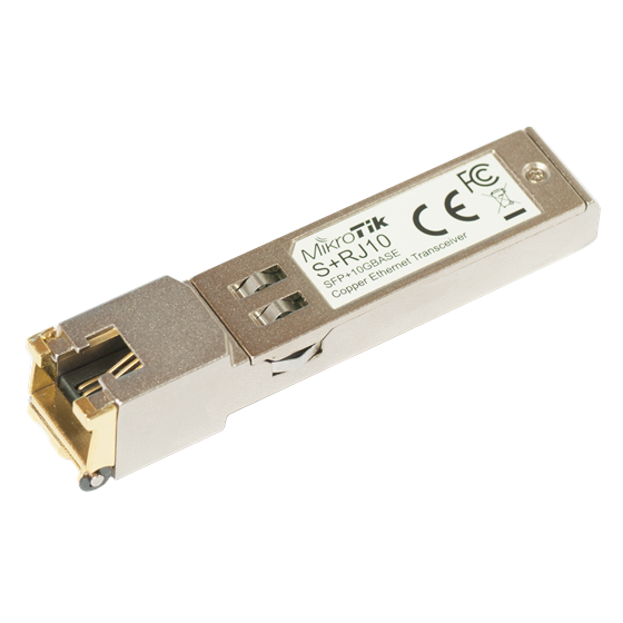 MikroTIk S+RJ10 10G SFP+ RJ45 copper module