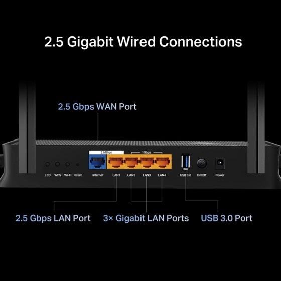 TP-Link Archer BE230, BE3600 Dual Band Wi-Fi 7 Router