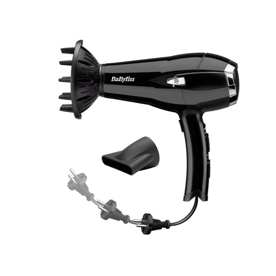 BaByliss sušilo za kosu D374DE 2000W difuzor uvlačni kabel DC motor