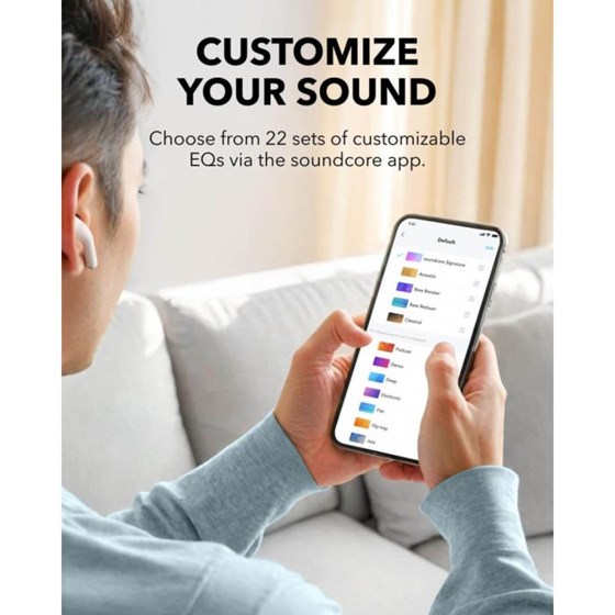 Anker Soundcore K20i bežične slušalice, crne
