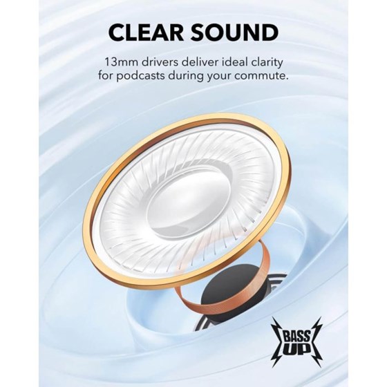 Anker Soundcore K20i bežične slušalice, crne