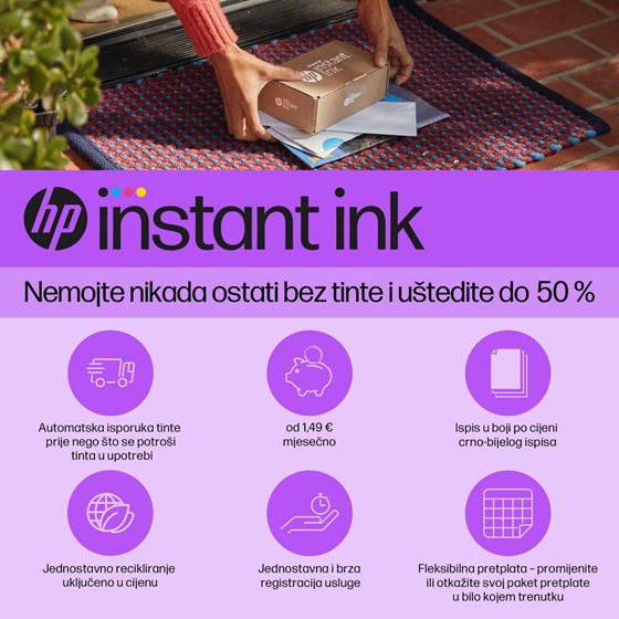 Multifunkcijski uređaj, HP Envy 6120e Instant Ink, 4800x1200dpi, brzina: 10str/min, USB 2.0 Wi-Fi, Instant Ink, 714L8B