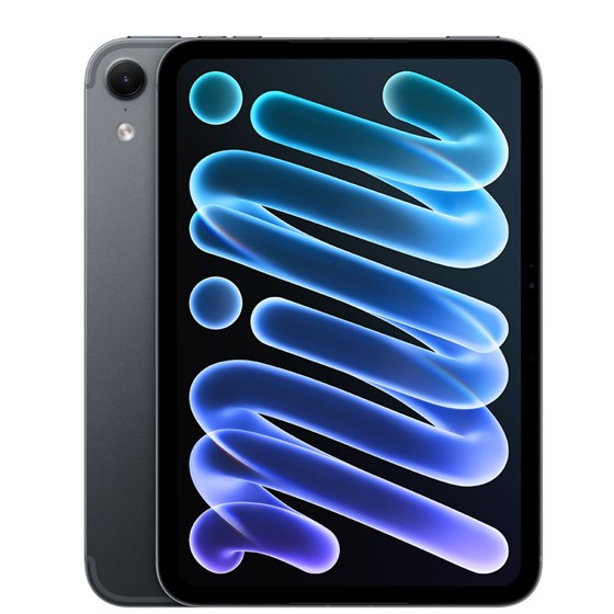 Apple iPad mini (A20 Pro) Cellular 256GB w standard glass - Midnight