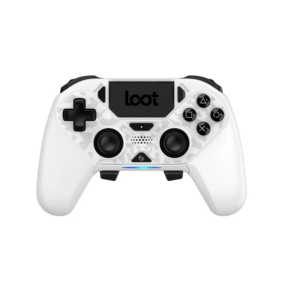 LOOT WIRELESS GAMING CONTROLLER PS4/SWITCH/PC/MOBILE - WHITE