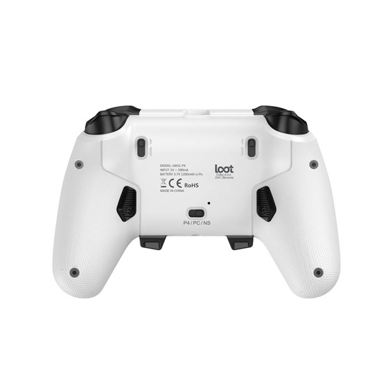 LOOT WIRELESS GAMING CONTROLLER PS4/SWITCH/PC/MOBILE - WHITE